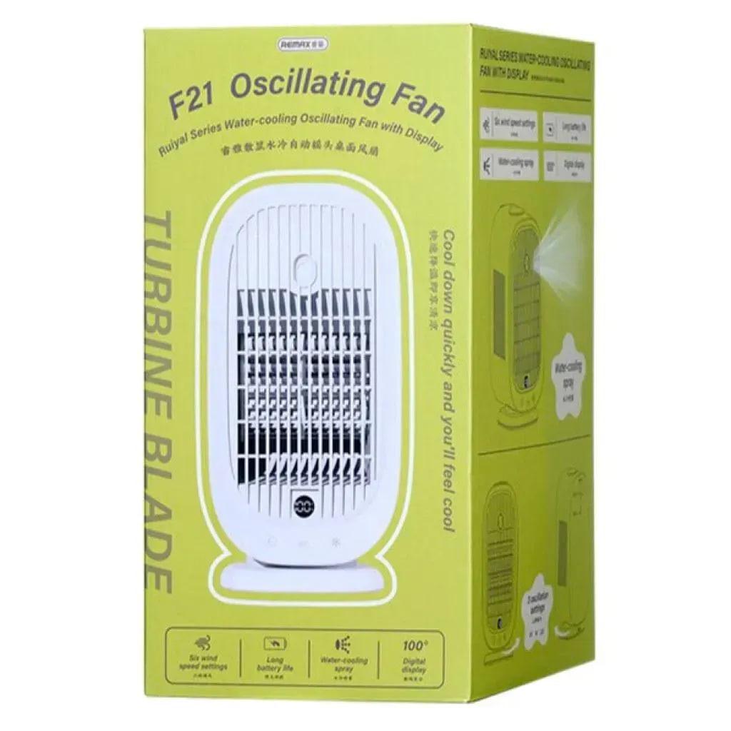 Вентилятор з водяним охолодженням Remax F21 з акумулятором 4000 mAh White (000523) - фото 8