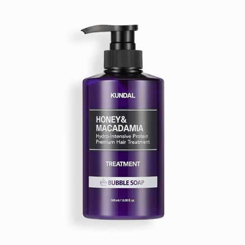 Кондиционер питательный Kundal Honey & Macadamia Protein Hair Treatment Bubble Soap 500 мл (8809568740654)