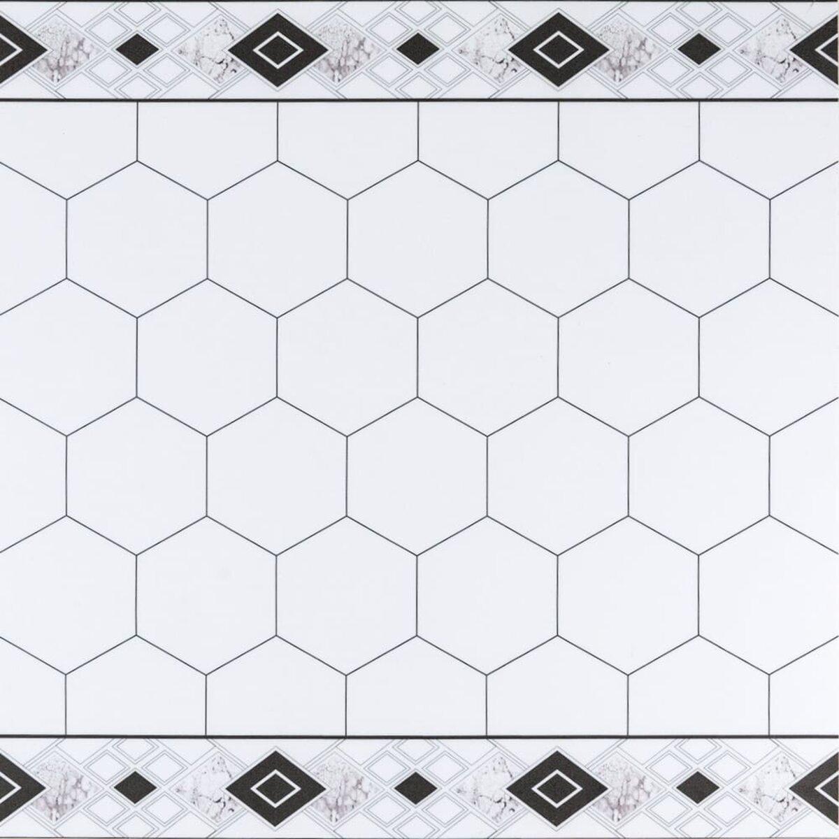 Плитка виниловая СВП-211 самоклеящаяся 600x600x1,5 мм (3DPanda-1884)