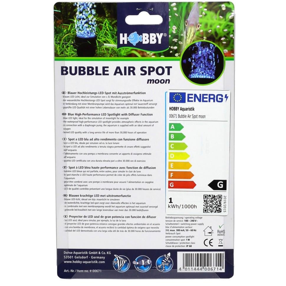 Розпилювач з Led освітленням Hobby Bubble Air Spot moon (00671) - фото 12