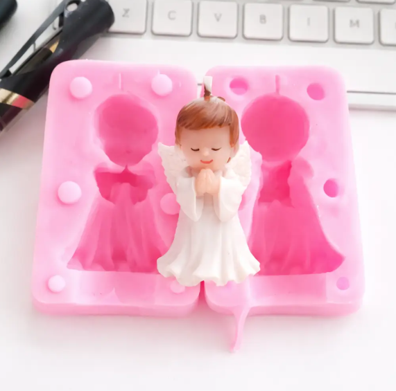 Молд силиконовый Ангел 75x47 мм Розовый (40781) Молд силиконовый Ангел 75x47 мм Розовый (40781)