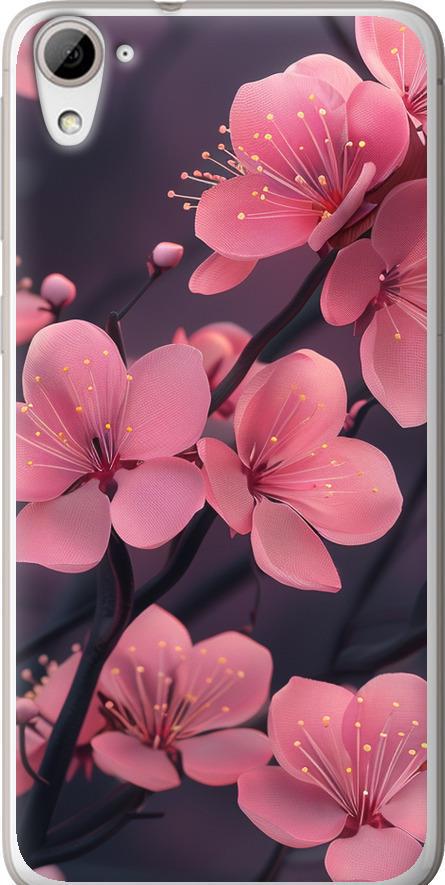 Чехол на HTC Desire 826 dual sim Пурпурная сакура (6075u-312-42517)