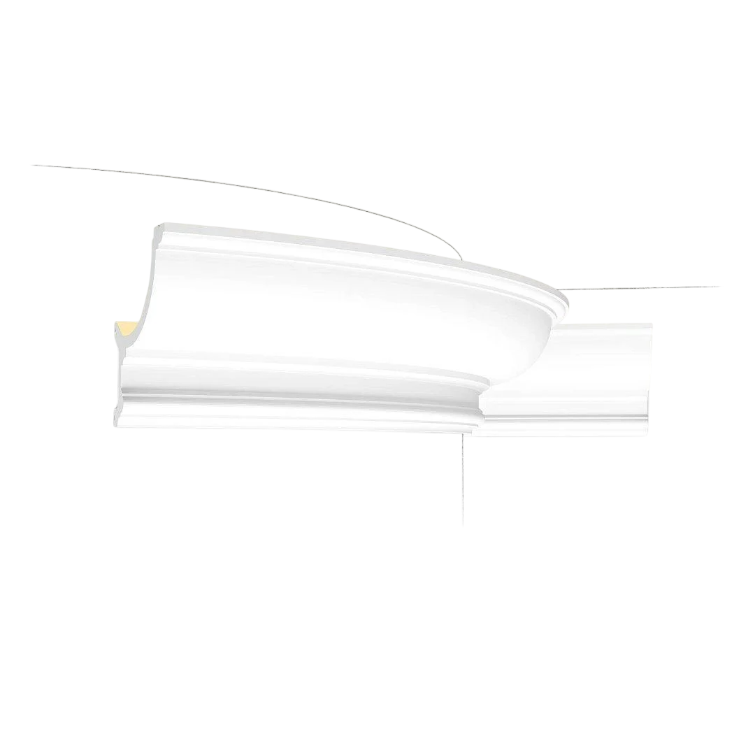 Карниз полиуретановый Orac Decor C901 гибкий 123х148x2000 мм (29027588)