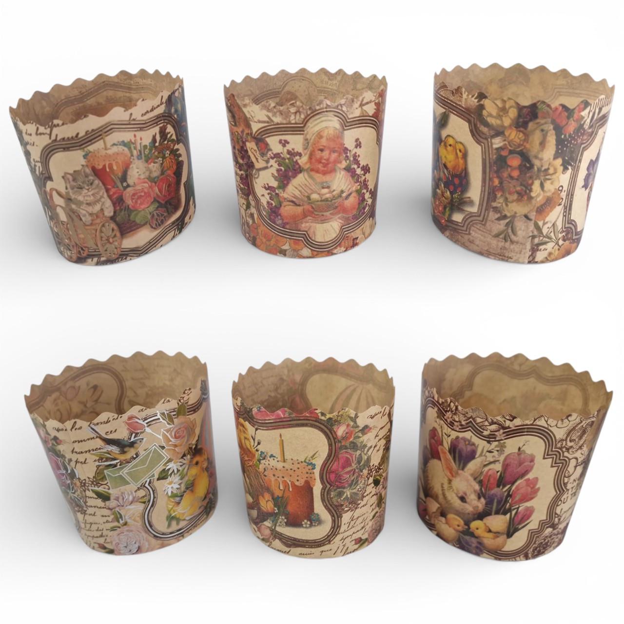 Формы бумажные для выпечки кулича Ø 90 h85 50 шт.