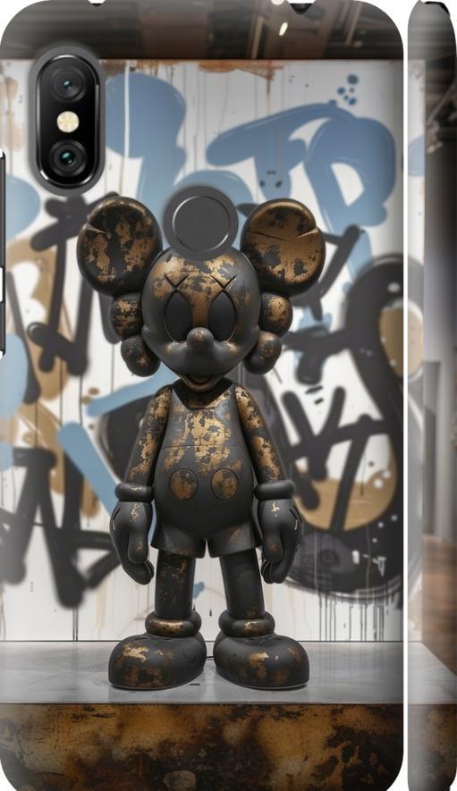 Чехол на Xiaomi Redmi Note 6 Pro Bronze kaws v2 (6098m-1551-42517)
