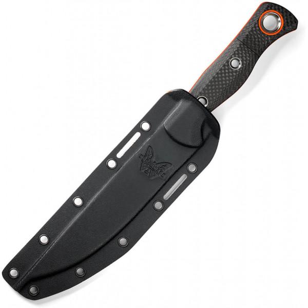 Туристический нож Benchmade Meatcrafter, Orange, CF (15500OR-2) - фото 5