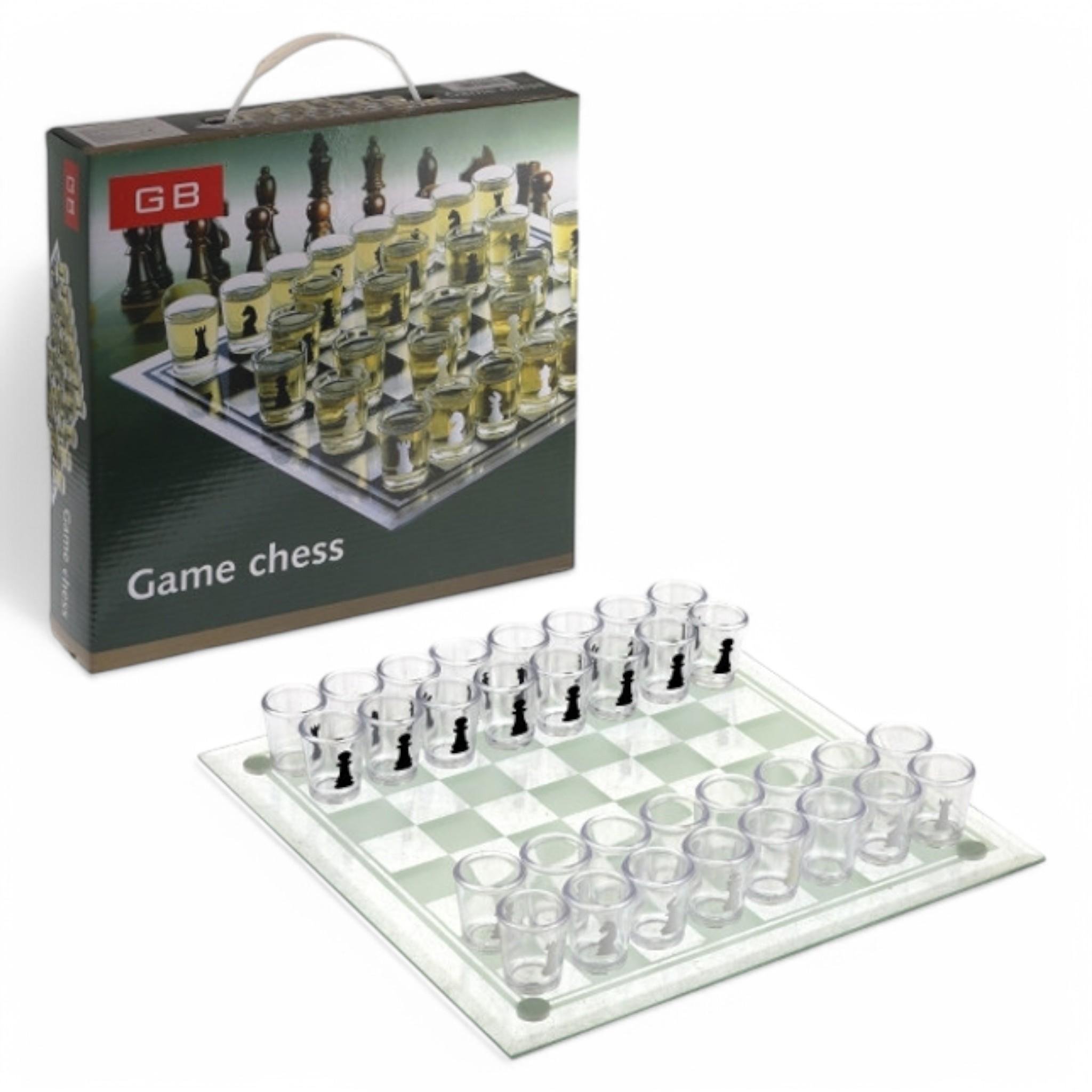 Гра П'яні шахи зі стопками 28х28 см (BG_086S) Гра П'яні шахи зі стопками 28х28 см (BG_086S)