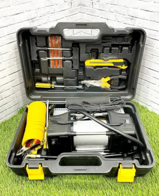 Компресор автомобільний у кейсі для шин/човнів і матраців універсальний 14 кг (2641687164)