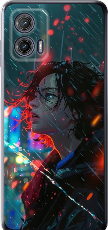 Чехол на Motorola G73 Ночные огни (6096u-3196-42517)