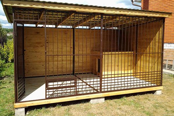 Вольеры для собак (фото): домик для питомца своими руками - Kot-Pes