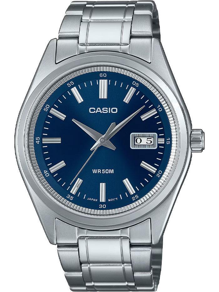 Мужские наручные часы Casio MTP-B180D-2A Timeless Collection со стальным корпусом Синий (2900764767)