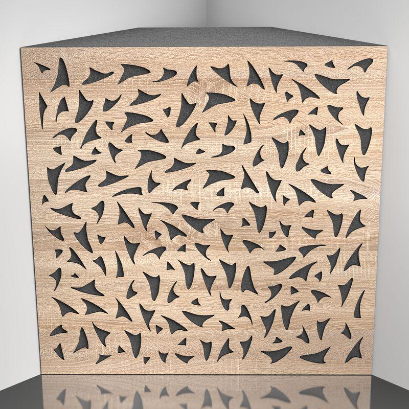 Бас ловушка Ecosound EcoFly Lt-Sonoma 50х50 см 150 мм Латте (1489)