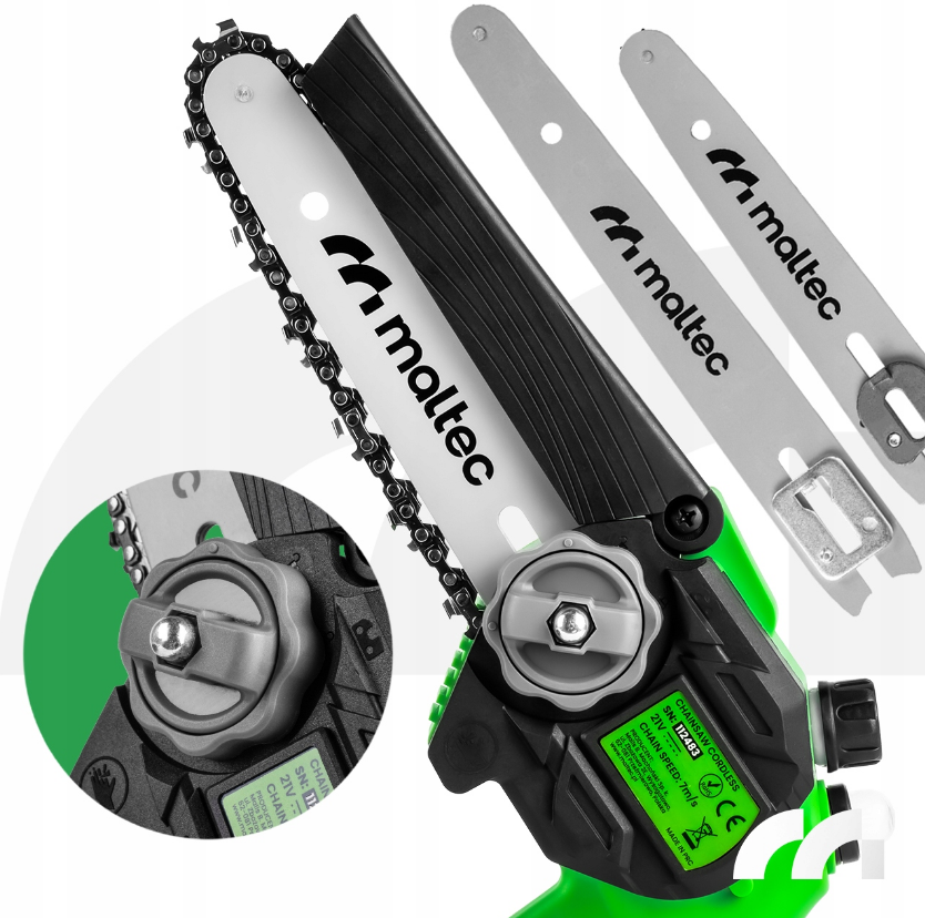 Пила цепная аккумуляторная Maltec 1000 Вт (2561621560) - фото 6 Пила цепная аккумуляторная Maltec 1000 Вт (2561621560) - фото 6