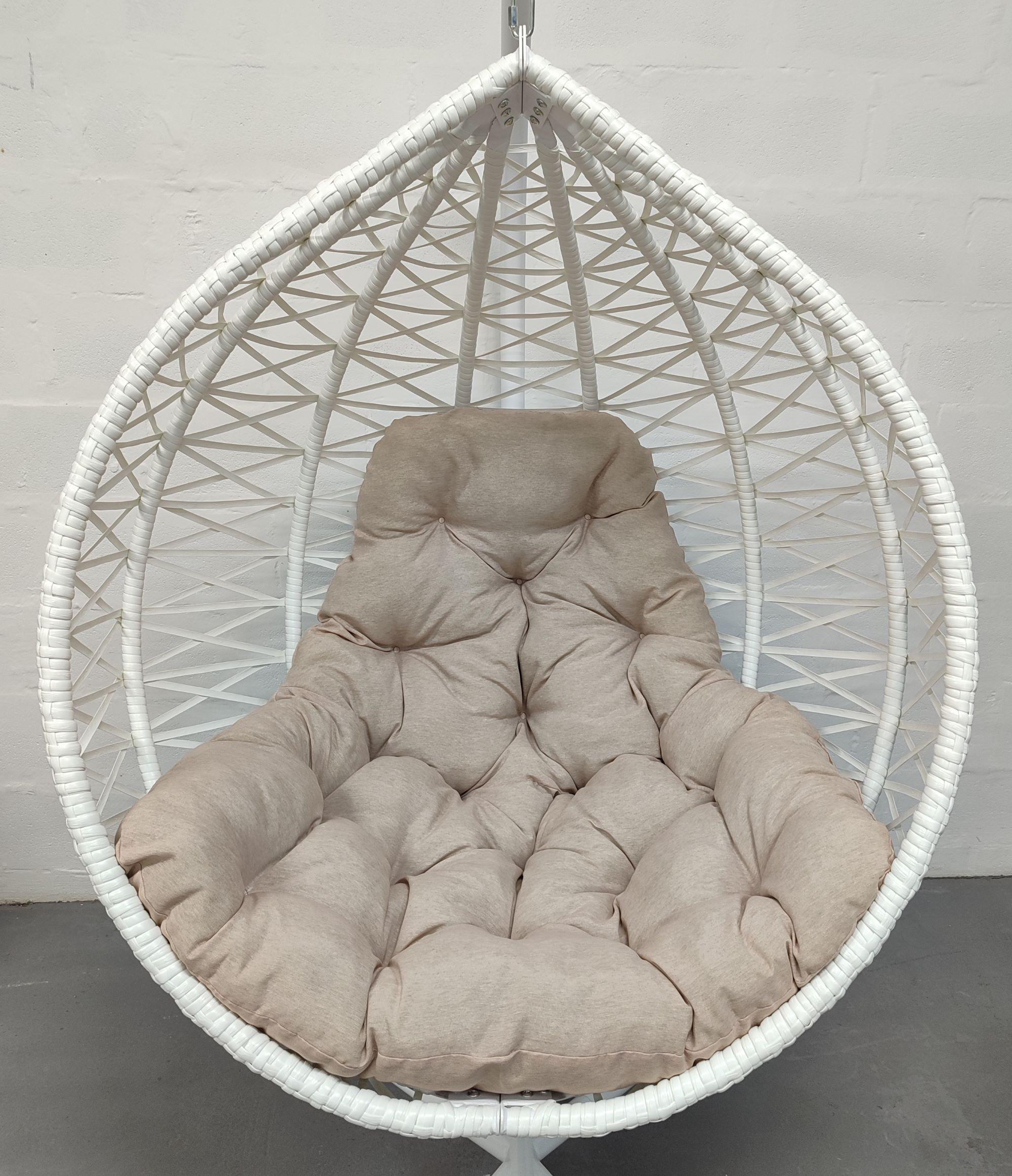 Подушка для крісла-кокона Garda лонета Бежевий (5745) - фото 1 Подушка для крісла-кокона Garda лонета Бежевий (5745) - фото 1