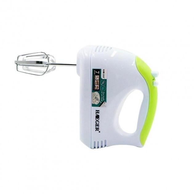 Ручной миксер Haeger HG-6632 7 скоростей 200W Белый (1549816833)