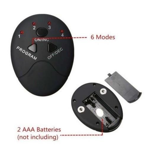 Міостимулятор Smart EMS Trainer 3 patch Чорний (V4498) - фото 6