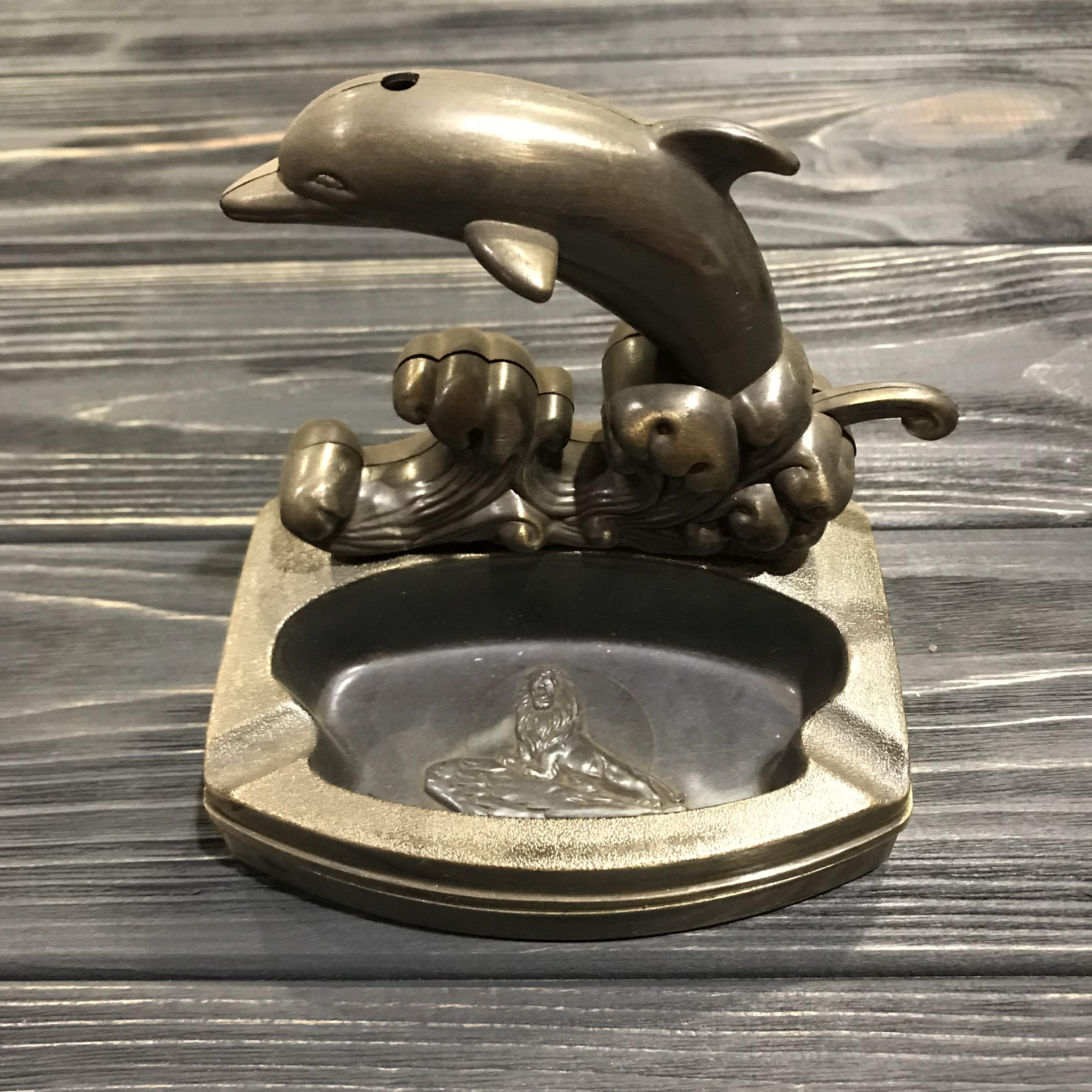 Пепельница Star с зажигалкой Дельфин 351120