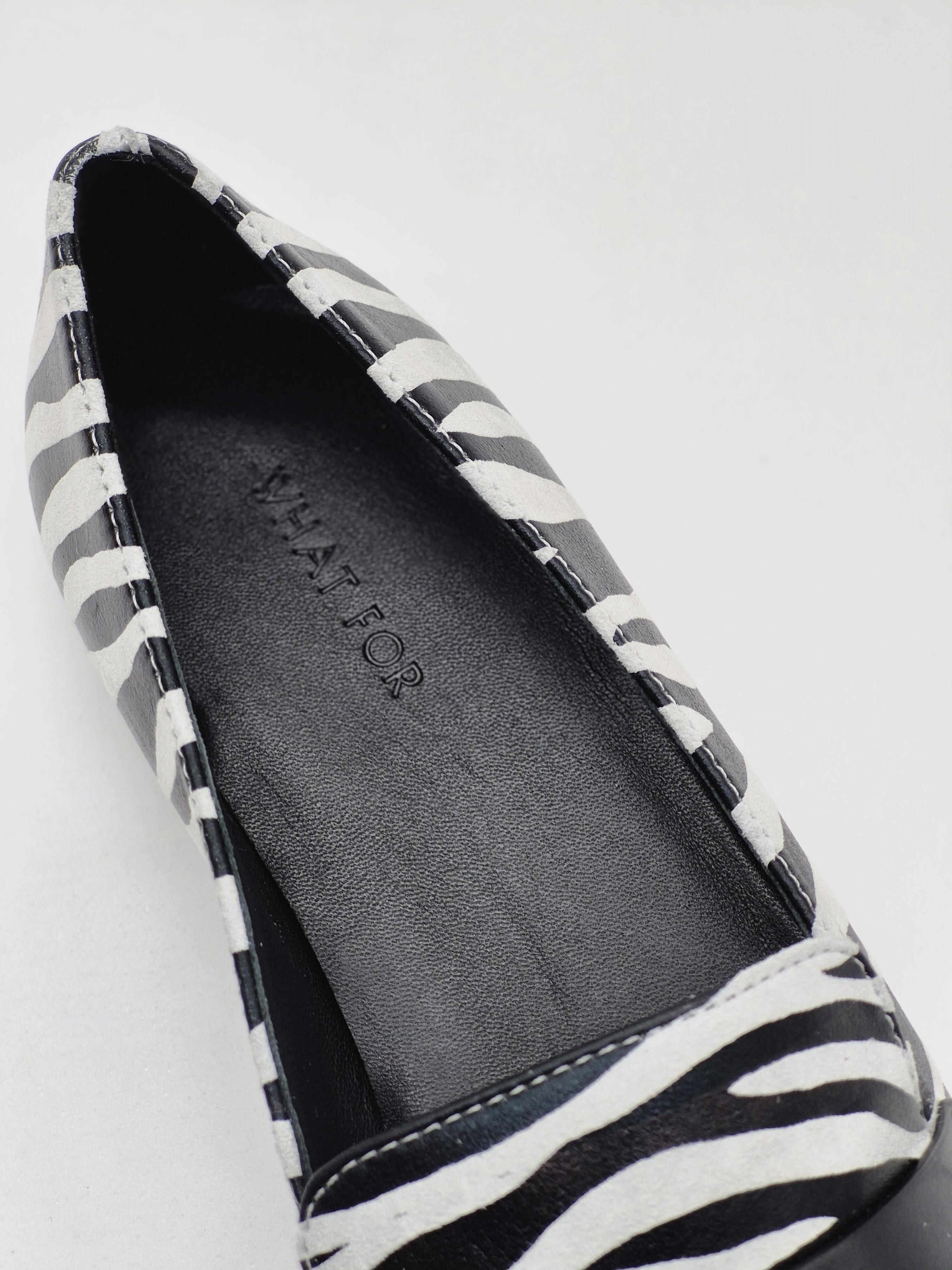 Лофери жіночі What For SANDI р. 36 Black&White - фото 3 Лофери жіночі What For SANDI р. 36 Black&White - фото 3