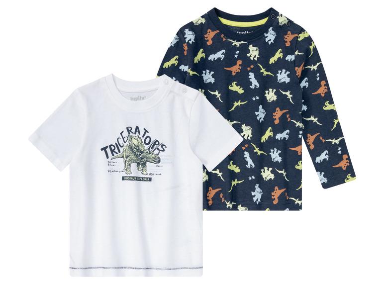 Набор лонгслив и футболка Lupilu для мальчика 86-92 см