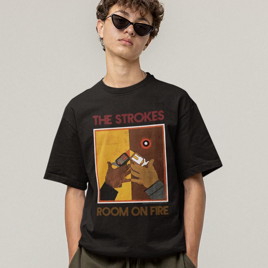 Футболка унисекс The Strokes Room on Fire 2XL Черный (0000014561)
