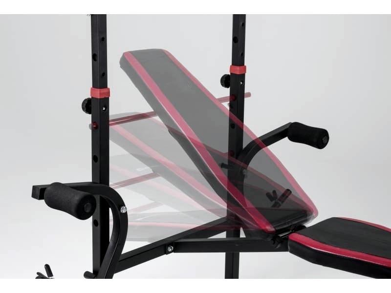 Спортивна лава ABS-покриття з верхньою тягою та 4 грифи/дисків 75 кг (25551848) - фото 3 Спортивна лава ABS-покриття з верхньою тягою та 4 грифи/дисків 75 кг (25551848) - фото 3