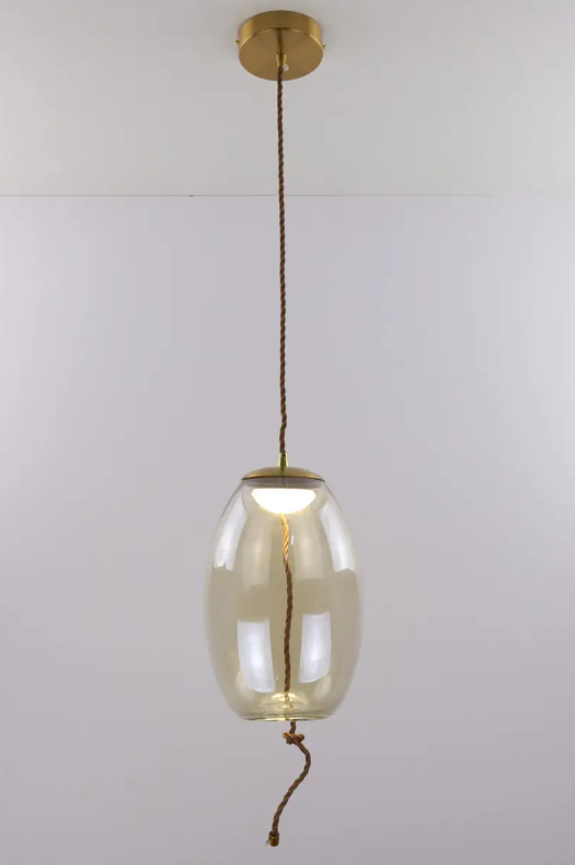 Люстра потолочная подвесная в стиле LOFT ML001/1-brown Бронзовый (NA005118)