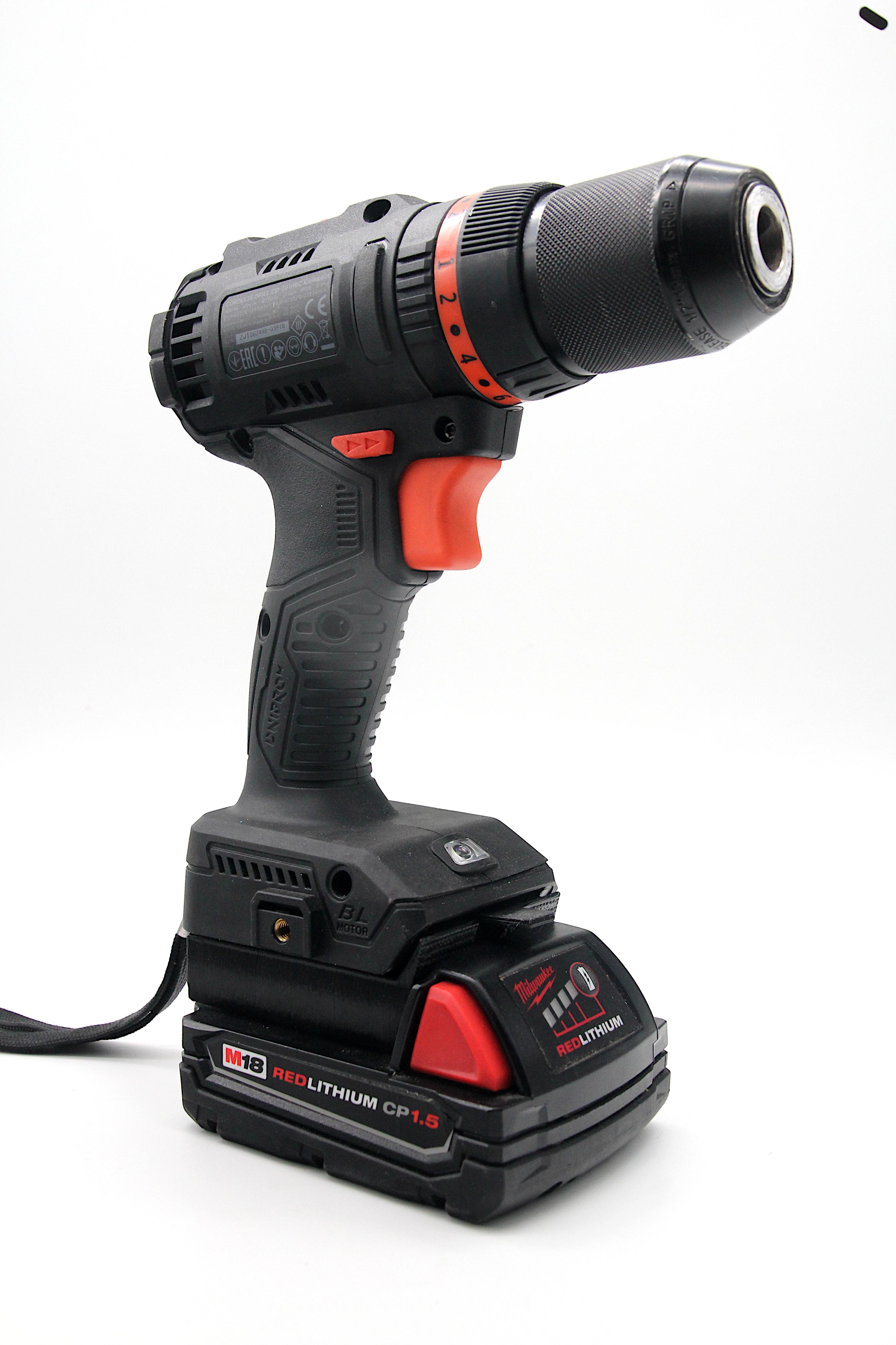 Переходник с акумулятора Milwaukee на инструмент DniproM (mil-dni) - фото 3 Переходник с акумулятора Milwaukee на инструмент DniproM (mil-dni) - фото 3