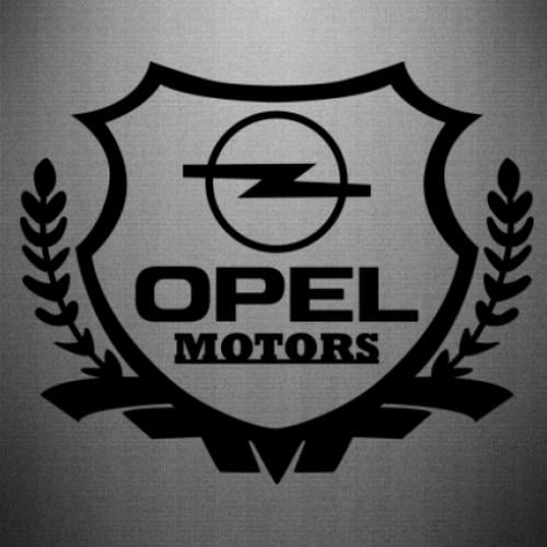 Наклейка Opel Motors 35x28,8 см Черный (21558150)