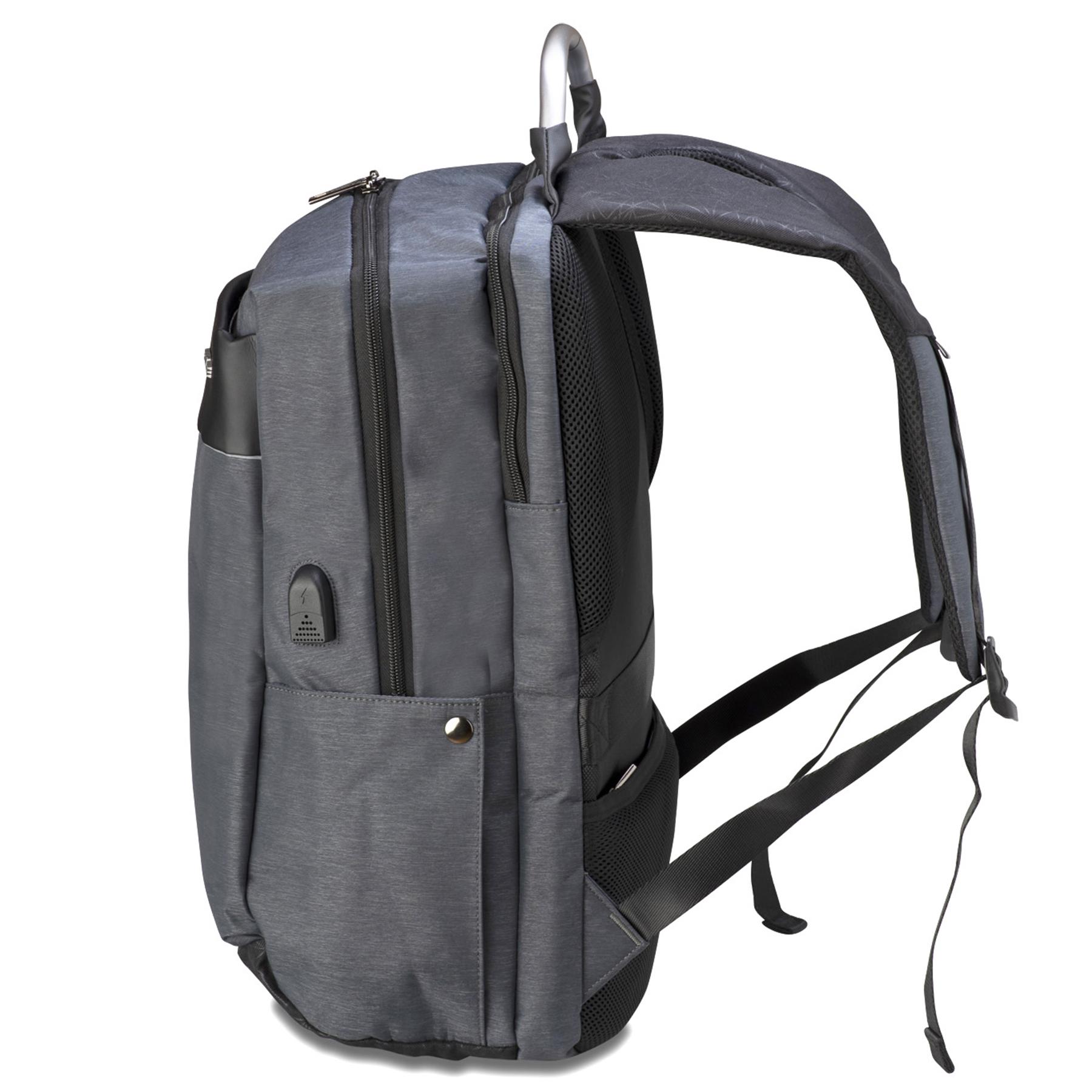 Рюкзак городской Semi Line USB 30 Grey (P8002) - фото 3 Рюкзак городской Semi Line USB 30 Grey (P8002) - фото 3