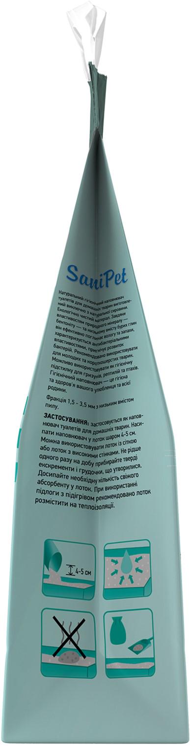 Наповнювач для котячого туалету Природа Sani Pet бентонітовий середня гранула 5 кг (4823082407811) - фото 2 Наповнювач для котячого туалету Природа Sani Pet бентонітовий середня гранула 5 кг (4823082407811) - фото 2