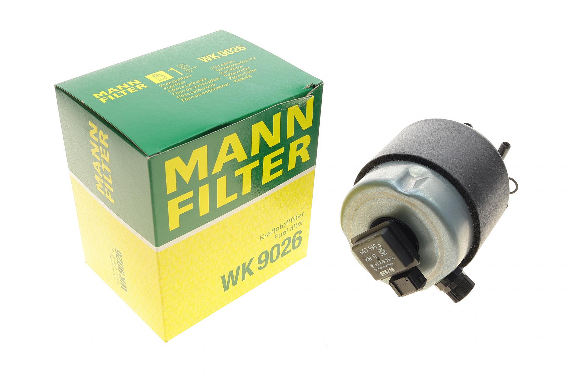 Фильтр топливный Mann-Filter для Nissan Qashqai 1,5dCi 07-13 (WK 9026) Фильтр топливный Mann-Filter для Nissan Qashqai 1,5dCi 07-13 (WK 9026)