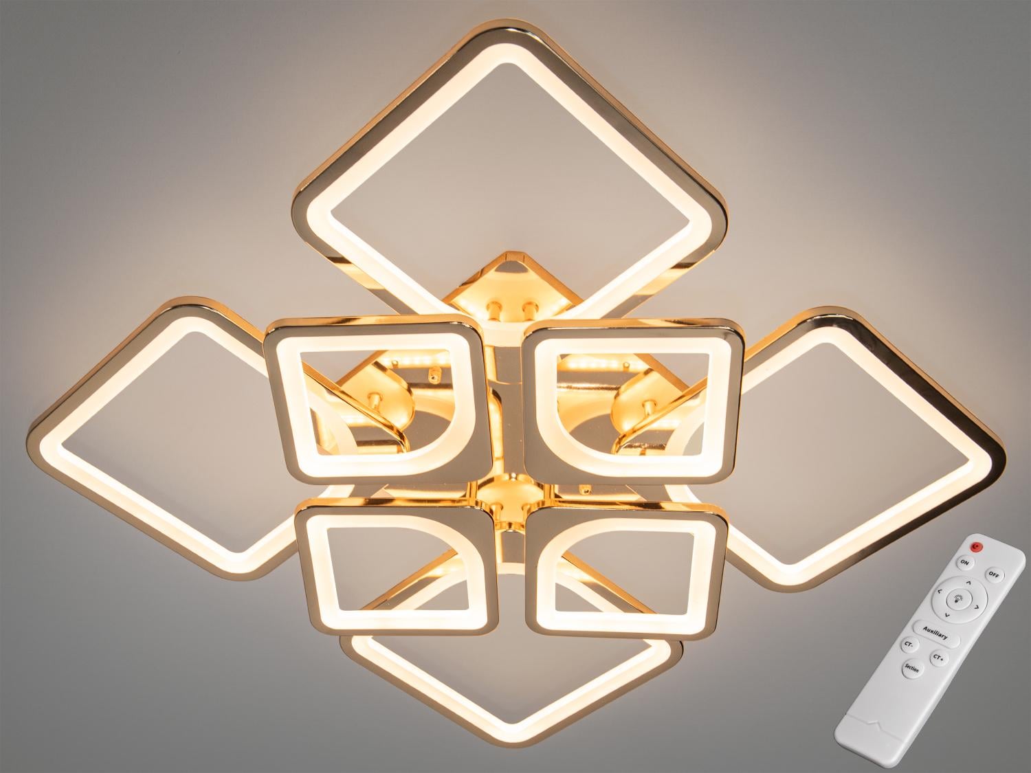 Люстра LED с пультом управления 135 Вт (H8060/4+4G)