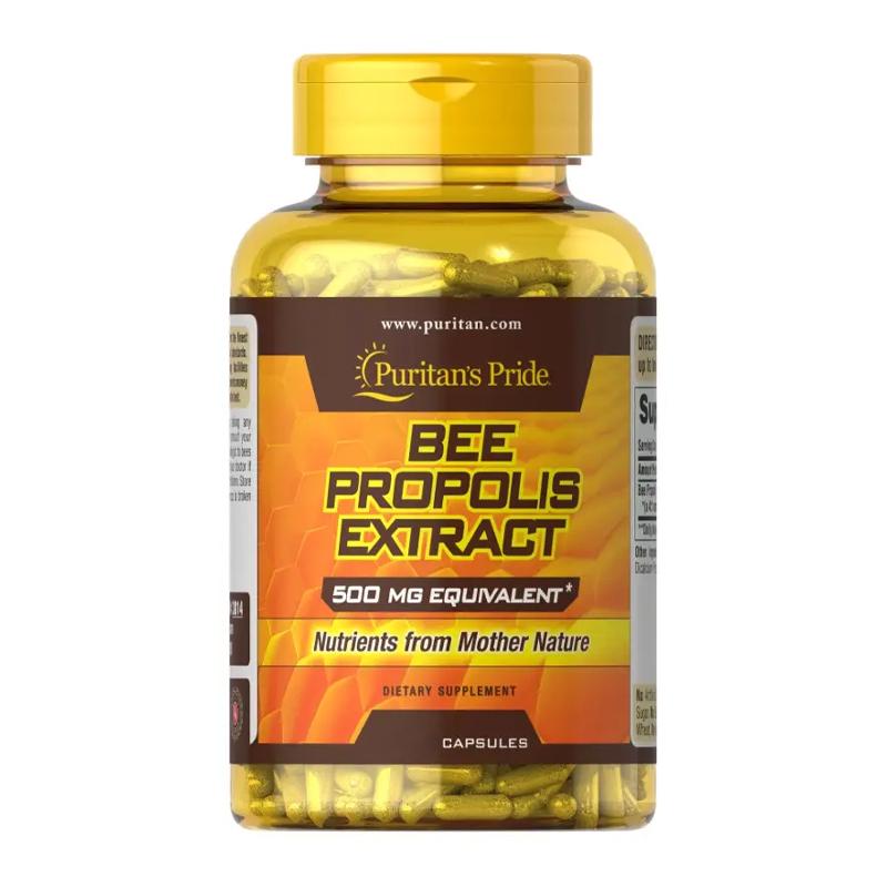 Бджолиний прополіс Puritan's Pride Bee Propolis Extract 125 мг 100 капс. (19229-01)