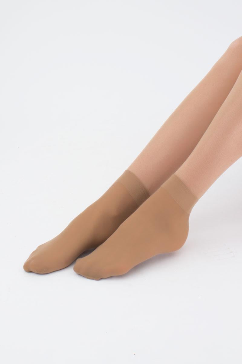 Шкарпетки жіночі Giulia EASY 20 Top Comfort із поліаміду 2 пари one size Beige (27068154)
