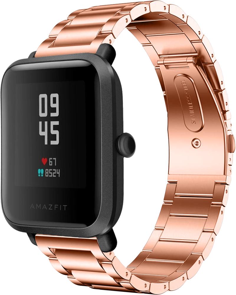 Браслет металевий Shape для Amazfit Bip Rose Gold (25302-27)