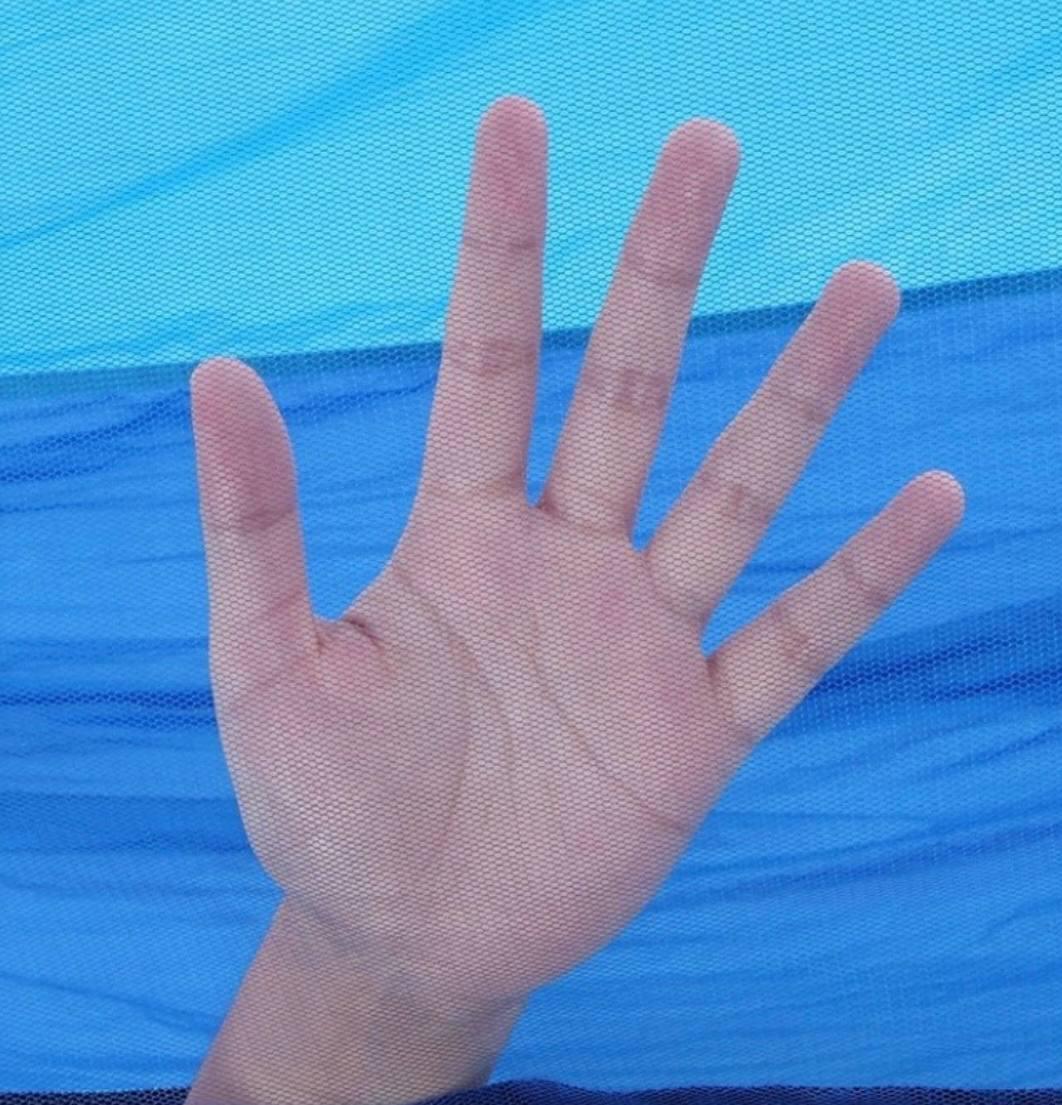 Гамак подвесной с москитной сеткой Голубой (ed938d68) - фото 5 Гамак подвесной с москитной сеткой Голубой (ed938d68) - фото 5