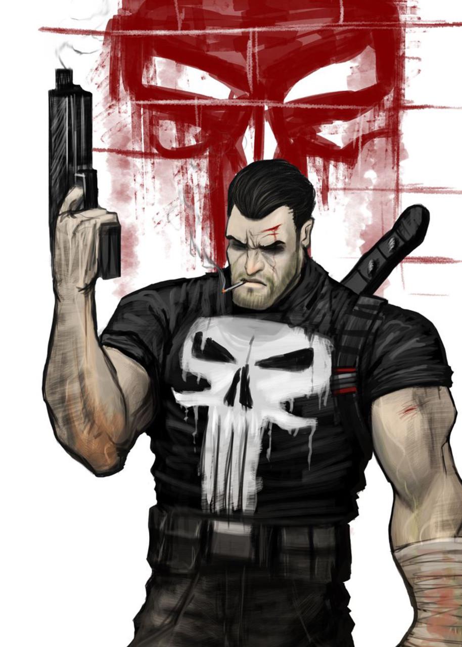 Картина GeekLand Punisher Art 60х40 см (PS.09.033)