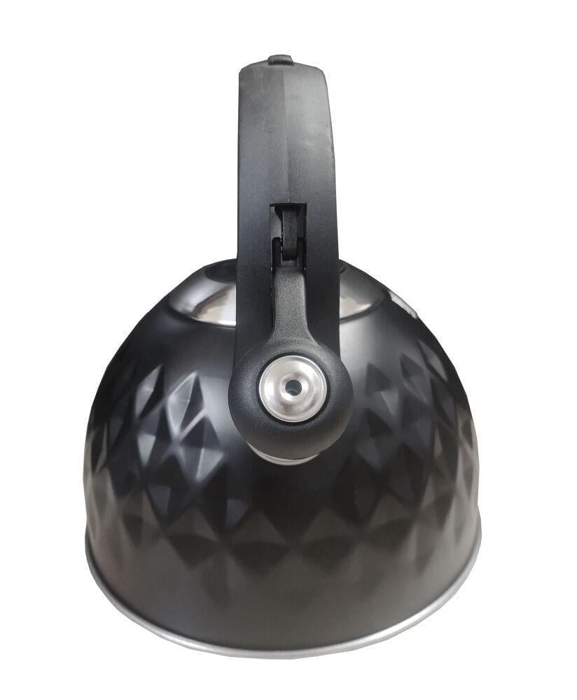 Чайник Bass Polska BH 98053 со свистком 3 л Черный (2254822408)