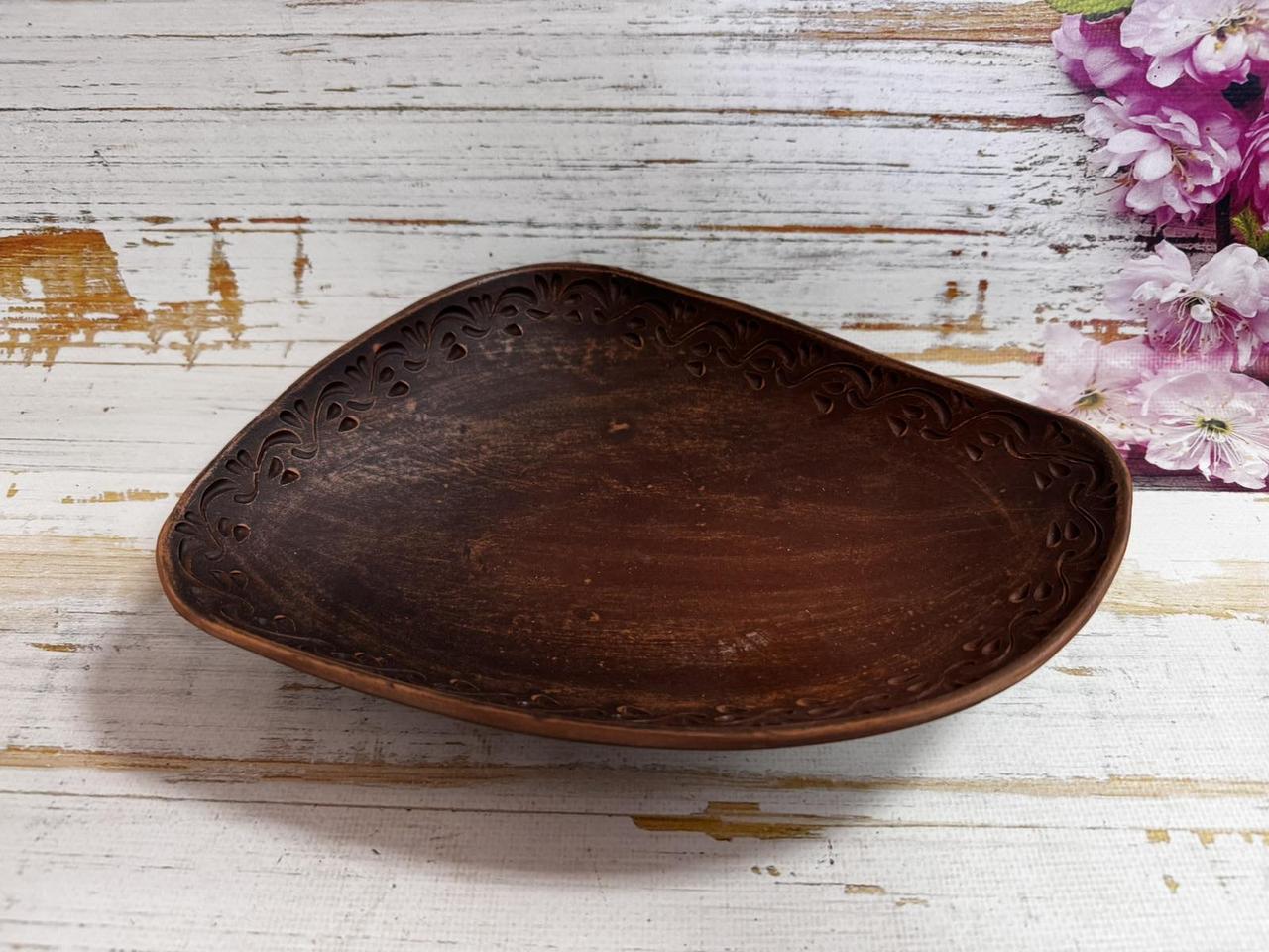 Блюдо глиняное 26х18х5 см (2354781783) - фото 4 Блюдо глиняное 26х18х5 см (2354781783) - фото 4