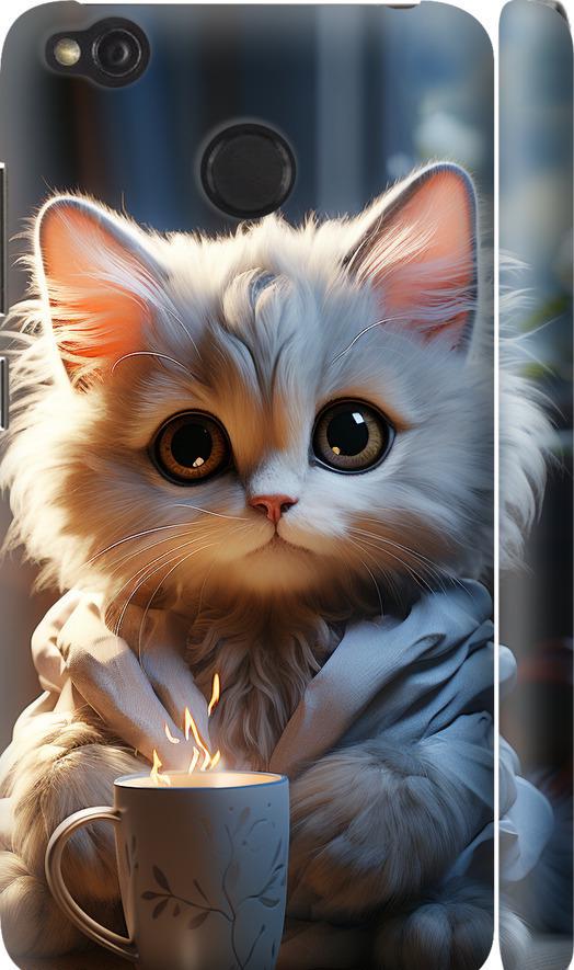 Чехол на Xiaomi Redmi 4X White cat (5646m-778-42517)