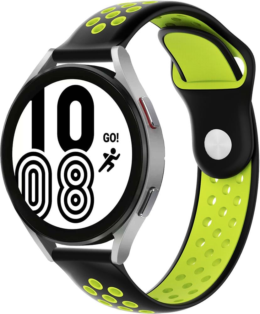 Ремешок Sport для Galaxy Watch 4 44 мм Black Green (23500-4A)