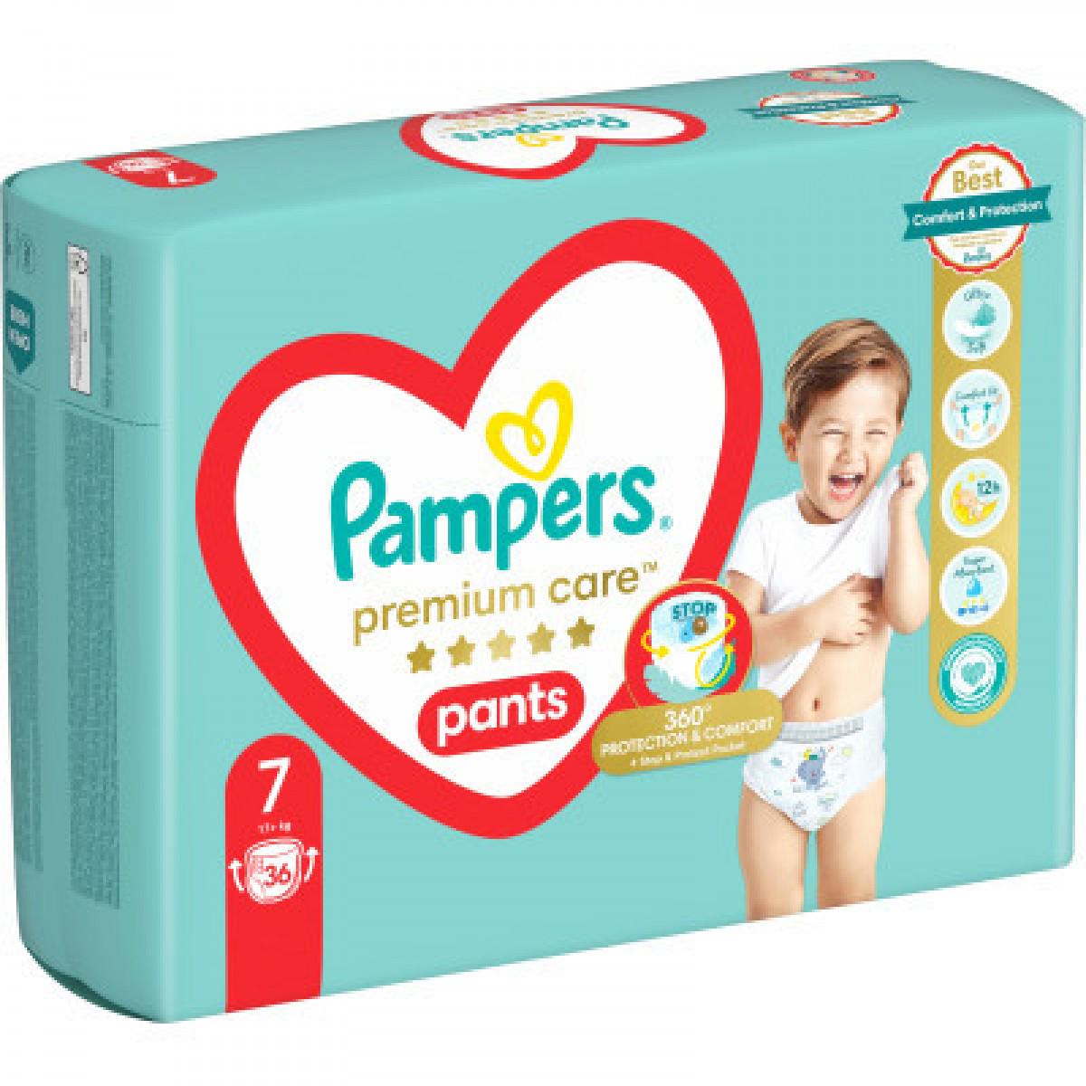 Подгузники Pampers Premium Care Pants трусики р. 7 17+ кг 36 шт. (8700216339001)