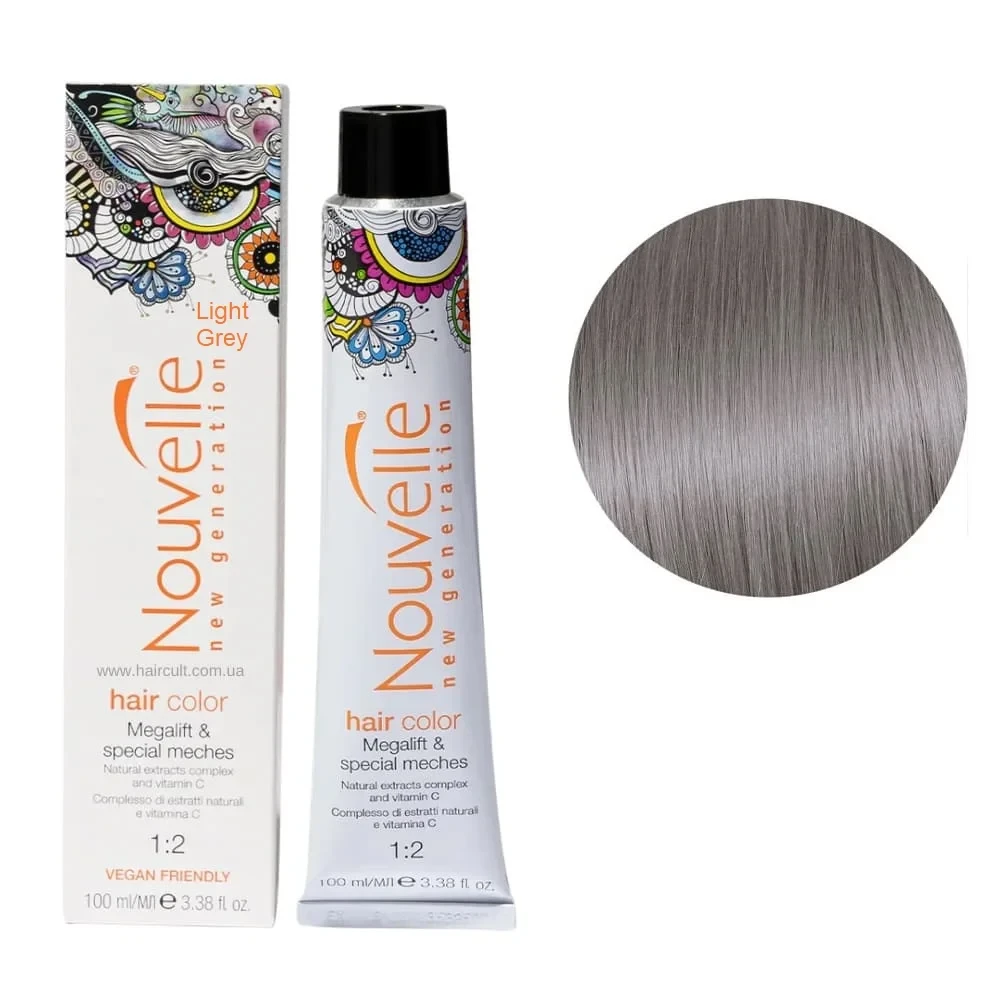 Краска для волос Nouvelle Hair Color Light Grey Светло-пепельный 100 мл