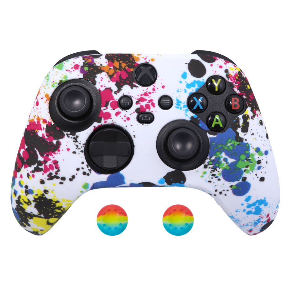 Чехол силиконовый для геймпада Xbox Series X/S Painting Rainbow (1948810650)