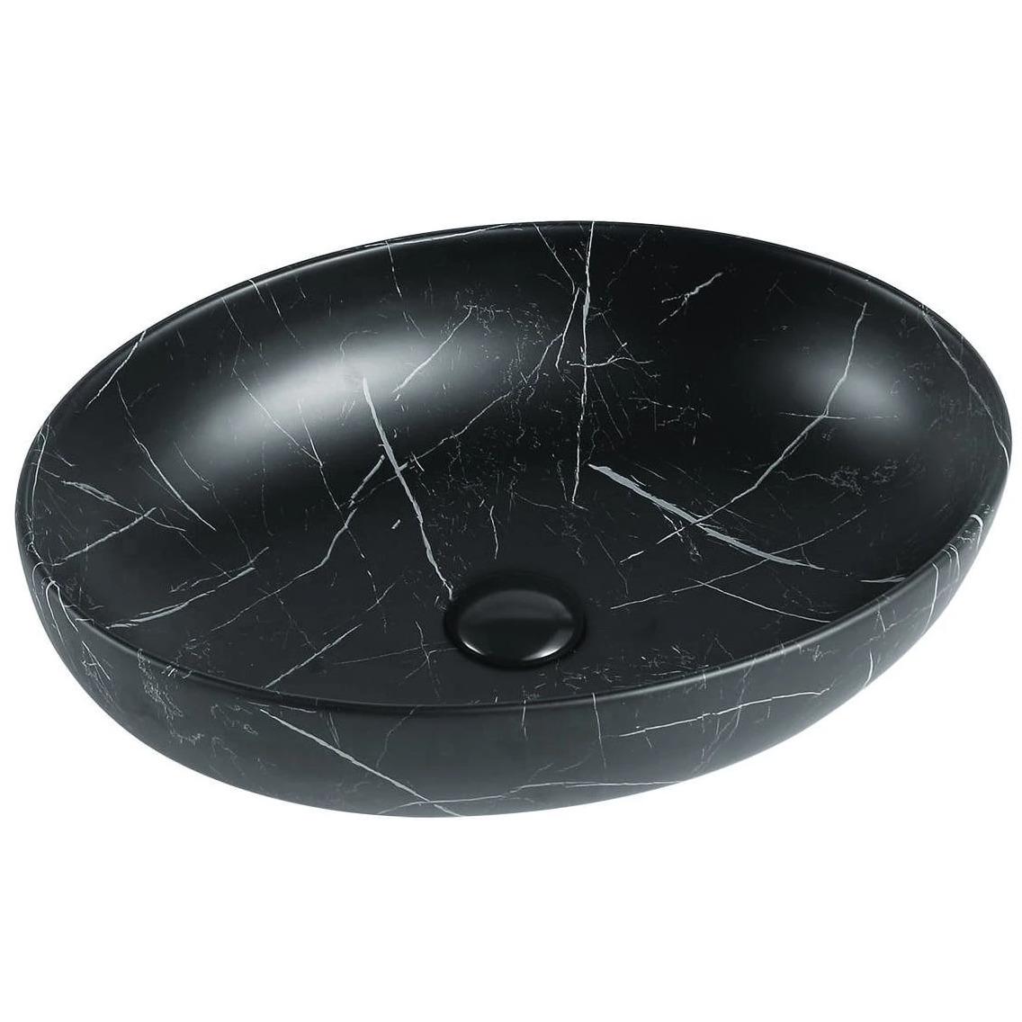 Умывальник накладной Mexen ORSOLA BLACK MATT MEX-21365271 520x395x130 мм Черный (162794)