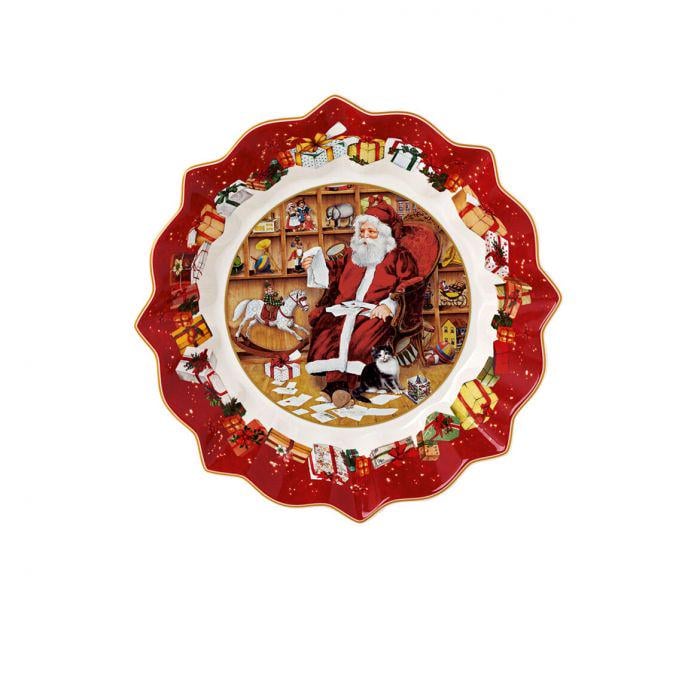 Пиала Villeroy & Boch Toy's Fantasy Санта читает письма 25x4 см (1483323635)