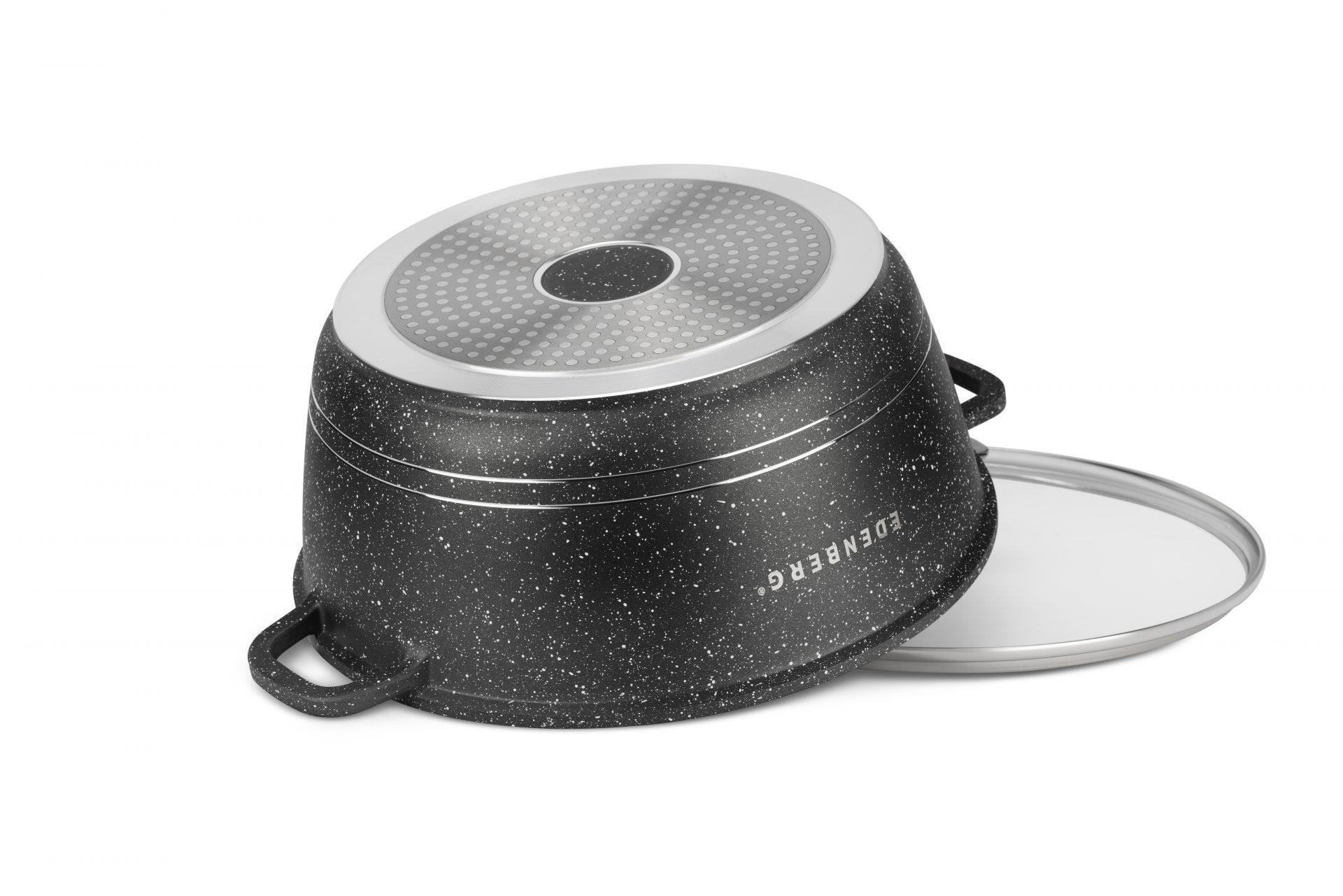 Набір посуду Edenberg із антипригарним гранітним покриттям 12 пр. (P12911) - фото 8 Набір посуду Edenberg із антипригарним гранітним покриттям 12 пр. (P12911) - фото 8