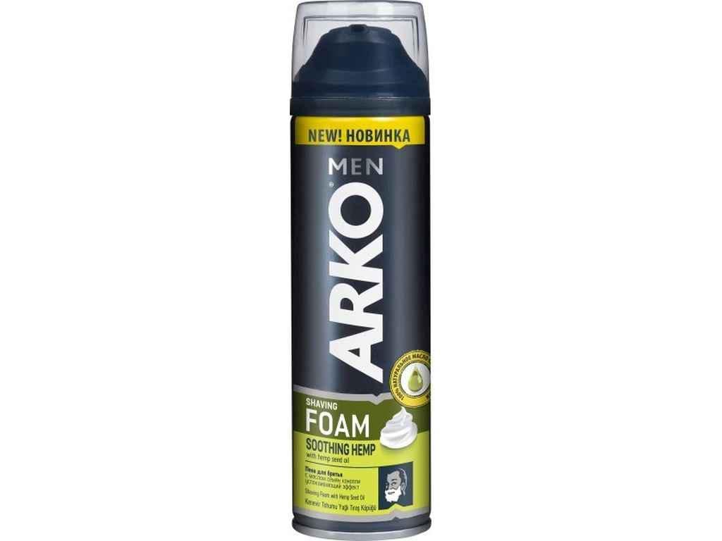 Пена для бритья Arko 300 мл Масло семян конопли (917130)
