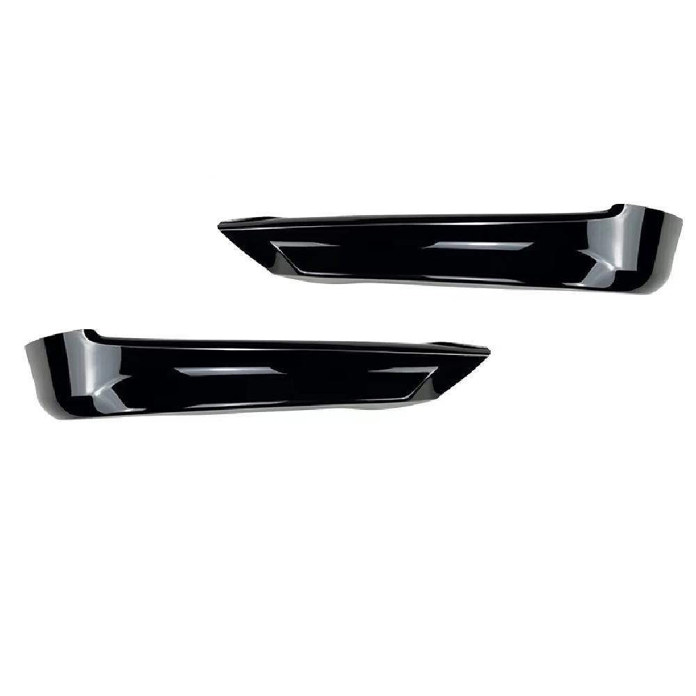 Губа передняя на бампер BMW 3 серии E90 E91 2005-2008 с уголками (25401153)