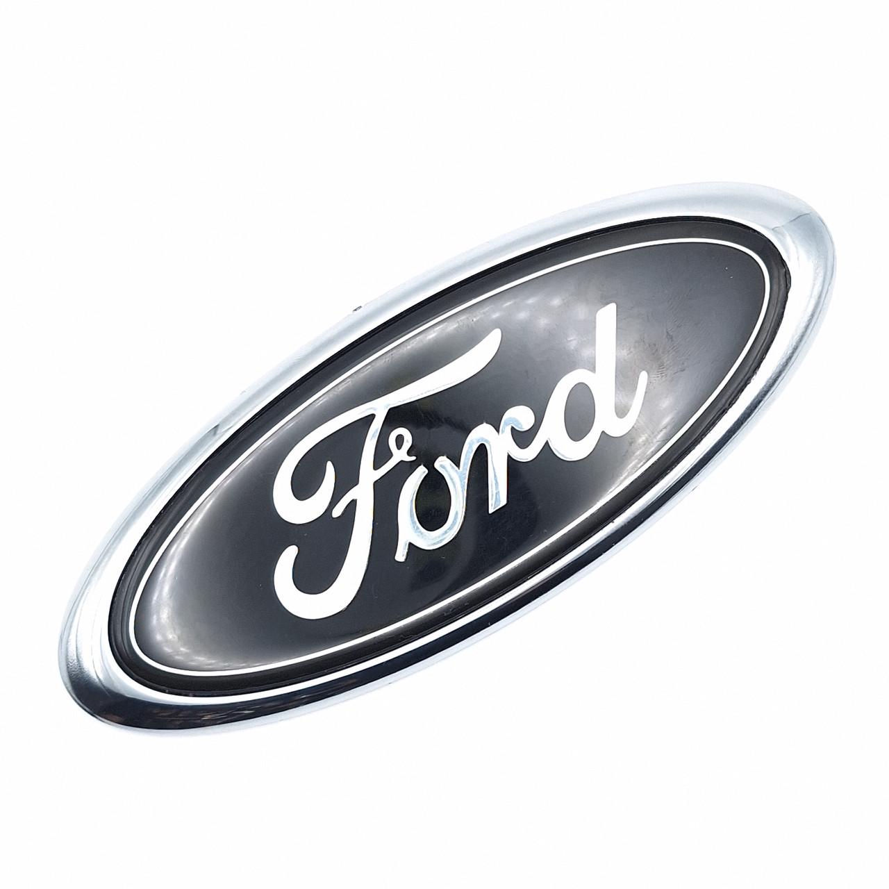 Эмблема Ford 150х60 мм Хром/Черный (2013518649)
